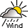 Wetter: Morgens bedeckt und regnerisch, Nachmittags Sonne. Viel Wind